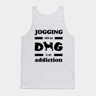 Jogging with my dog. Tank Top